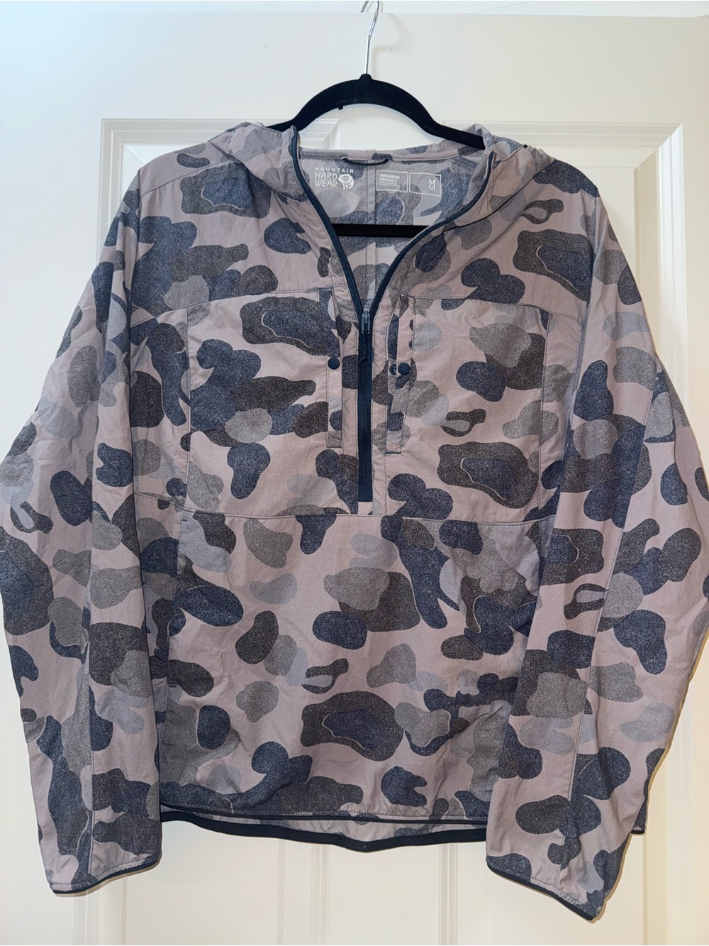 Mountain Hardwear Echo Lake Camo Hoodie 1/2 zip size M